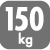 Suspended load 150kg