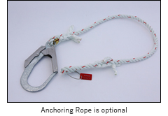 Anchoring Rope is optional